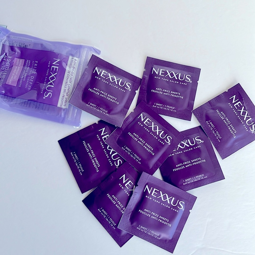 Nexxus Frizz Defy Anti-Frizz Sheets 8 Count Portable NIP - Picture 3 of 9